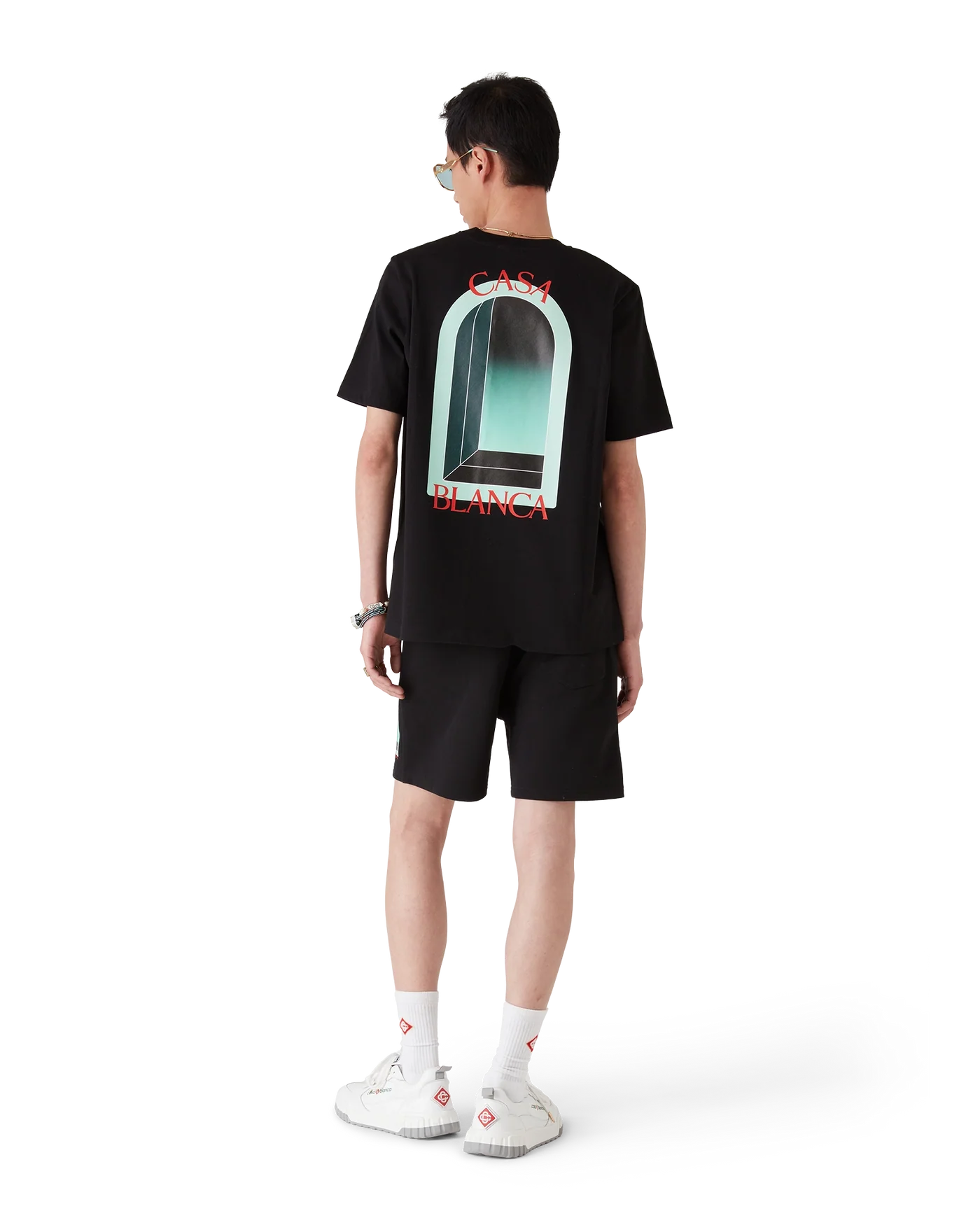 Casablanca : L'Arche T-Shirt Noir