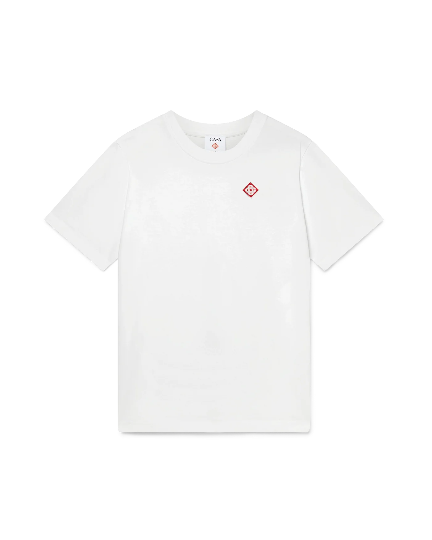 Casablanca : Diamond Logo T-Shirt Blanc