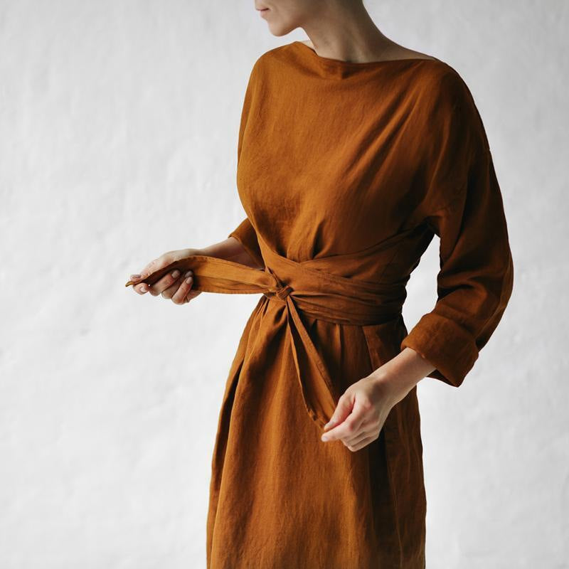Clara Lay - Robe en lin boho