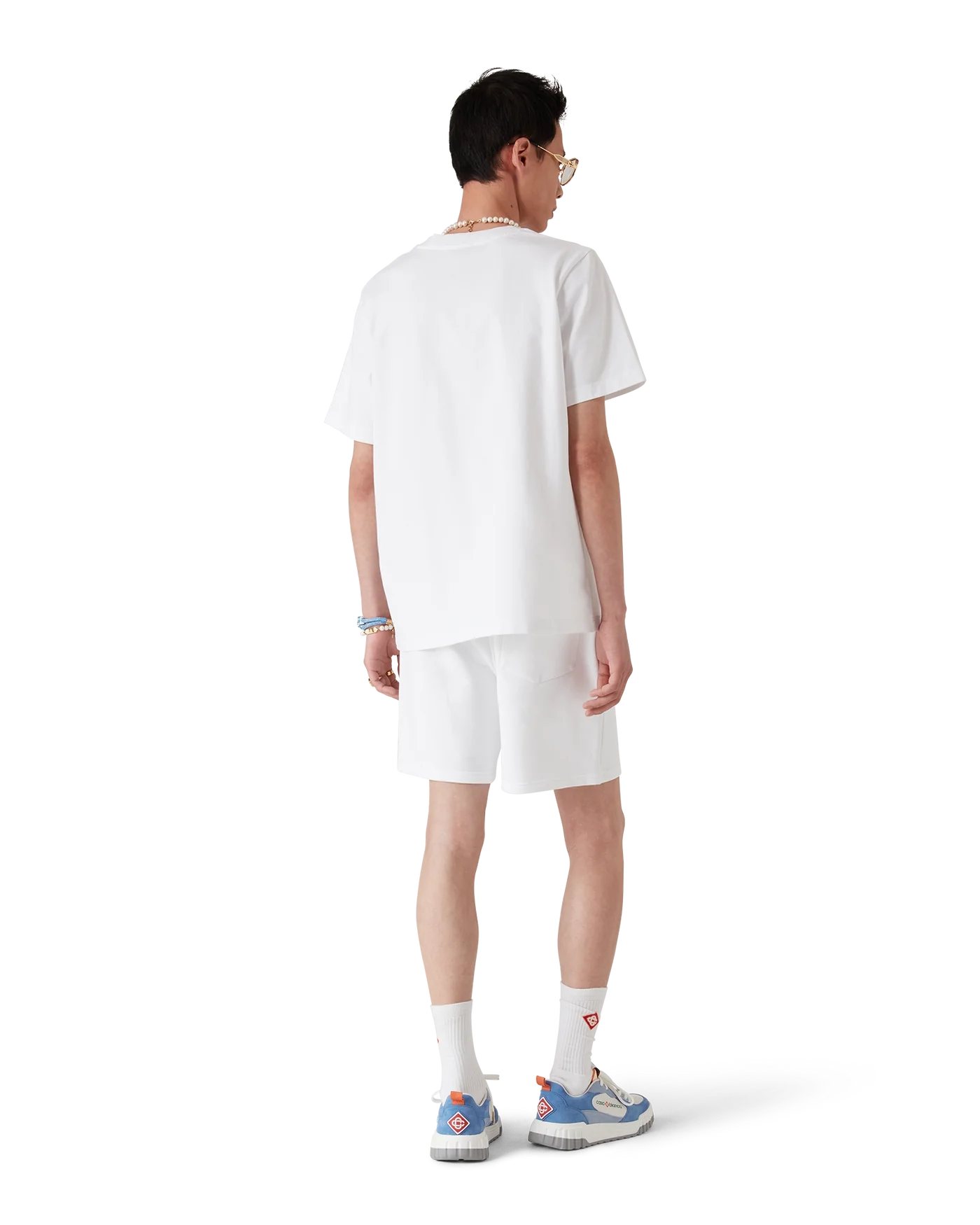 Casablanca : Tennis Club Icon T-Shirt Blanc