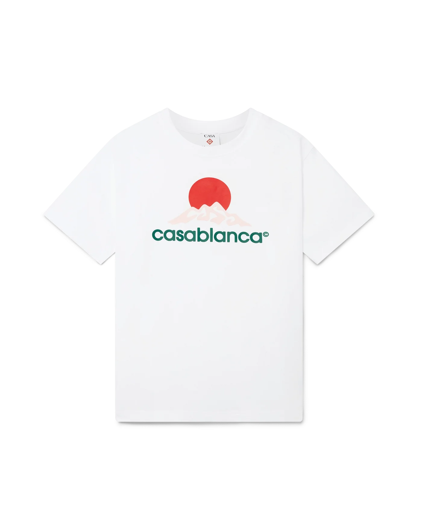 Casablanca : Montagne T-Shirt Blanc