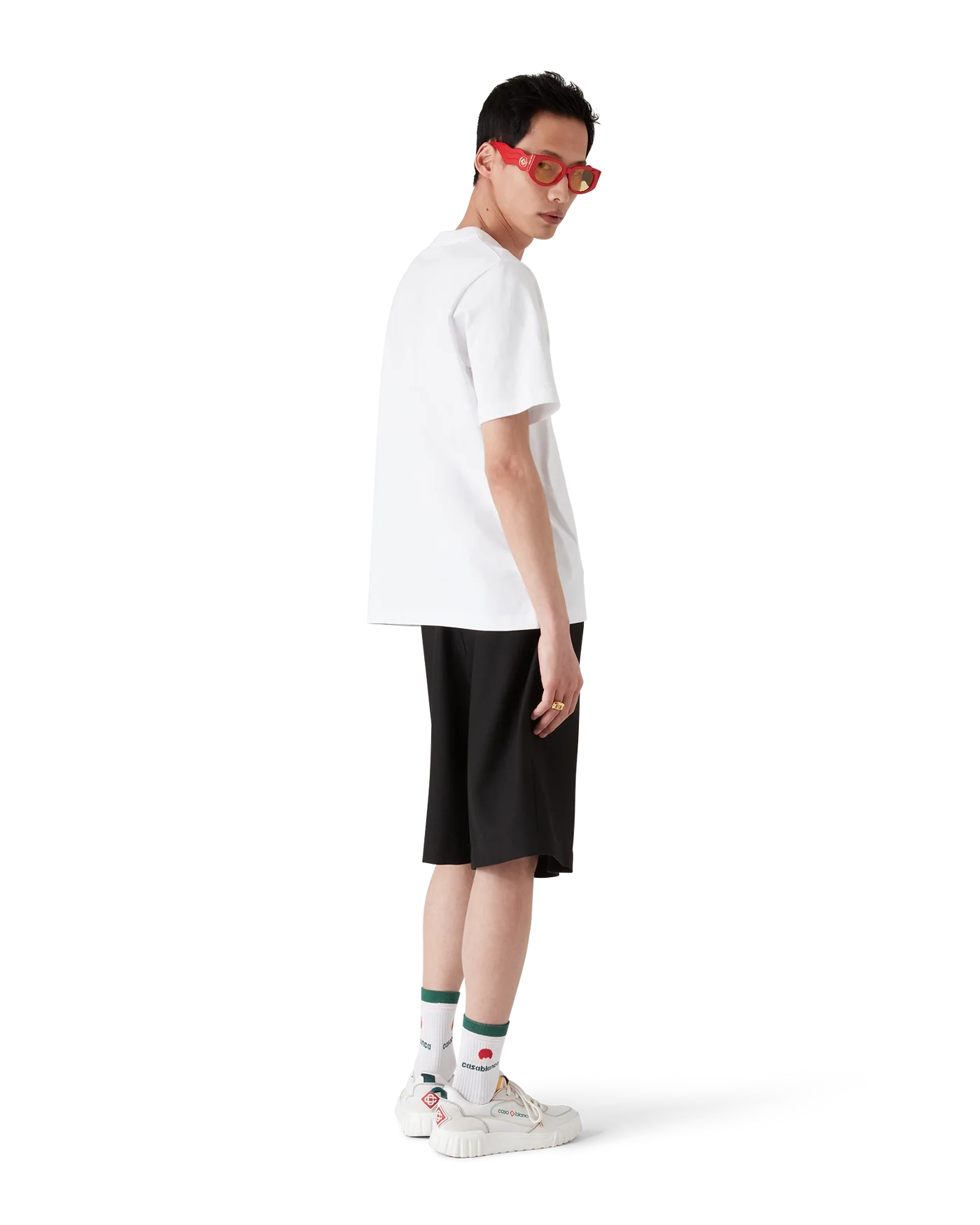 Casablanca : Montagne T-Shirt Blanc