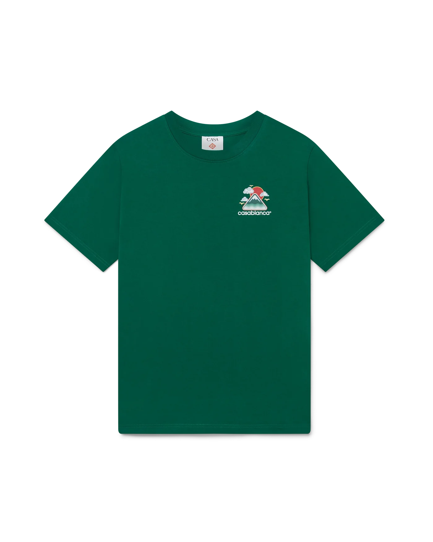 Casablanca : Montagne Ondulee T-Shirt Vert