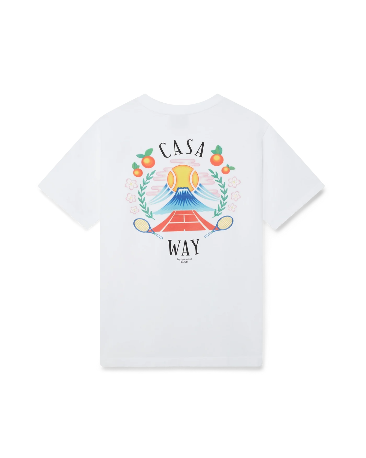 Casablanca : Casa Way Mountain T-Shirt Blanc