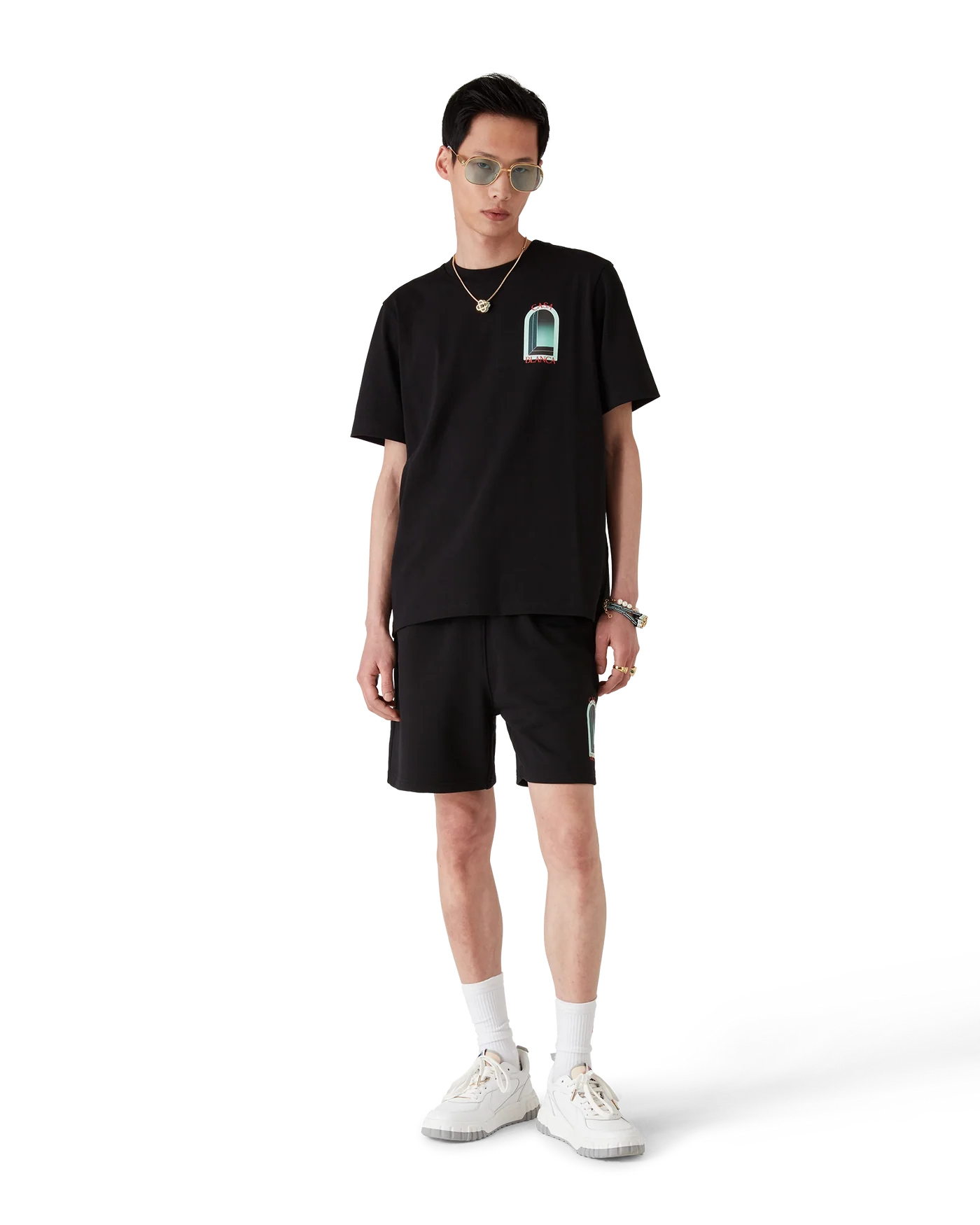 Casablanca : L'Arche T-Shirt Noir