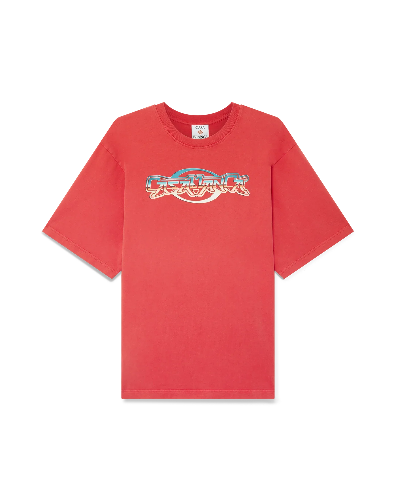 Casablanca : Chrome T-Shirt Rouge
