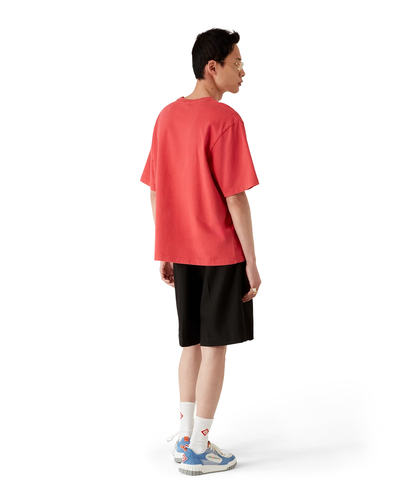 Casablanca : Chrome T-Shirt Rouge