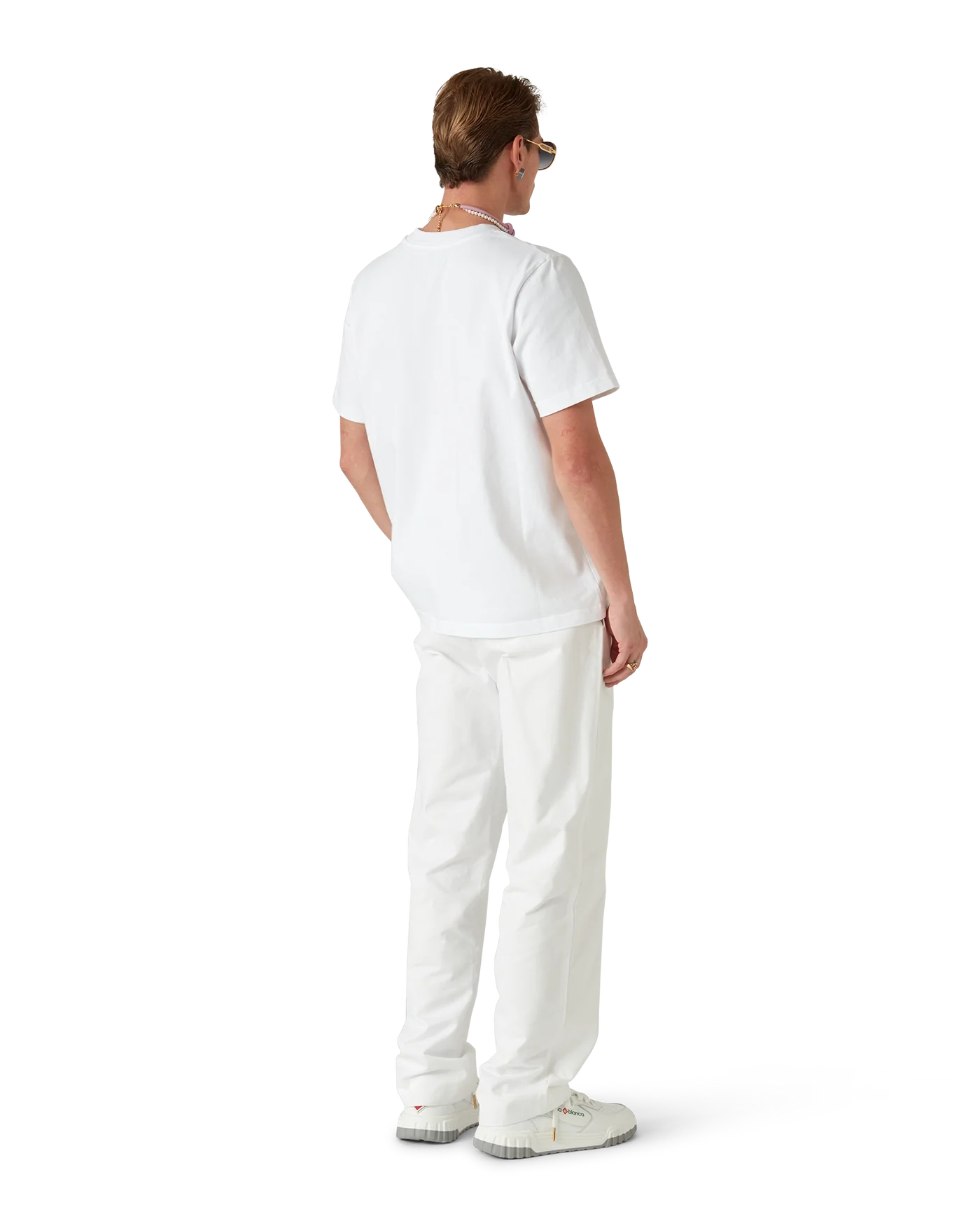 Casablanca : Casa Surf T-Shirt Blanc