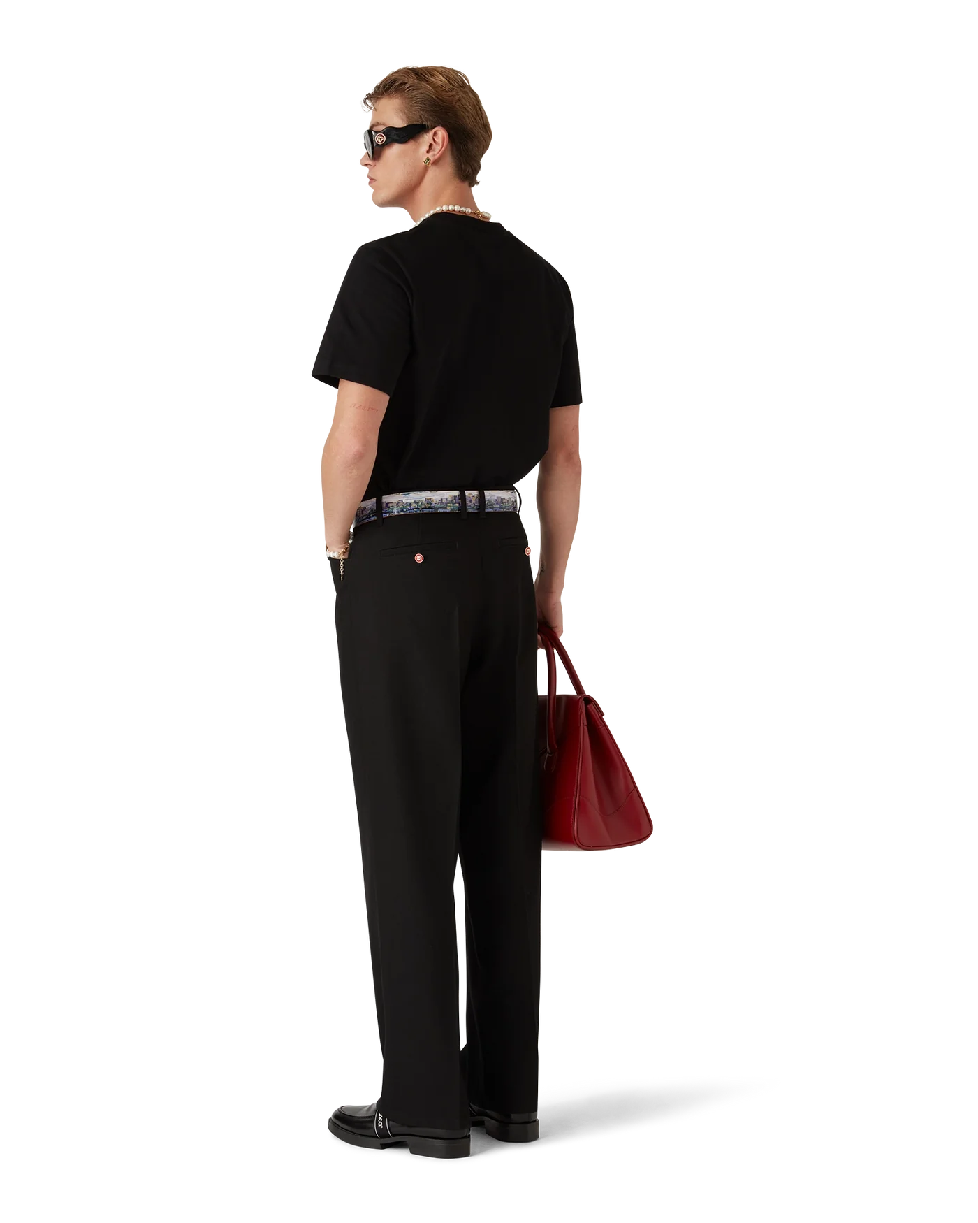 Casablanca : Diamond Logo T-Shirt Noir