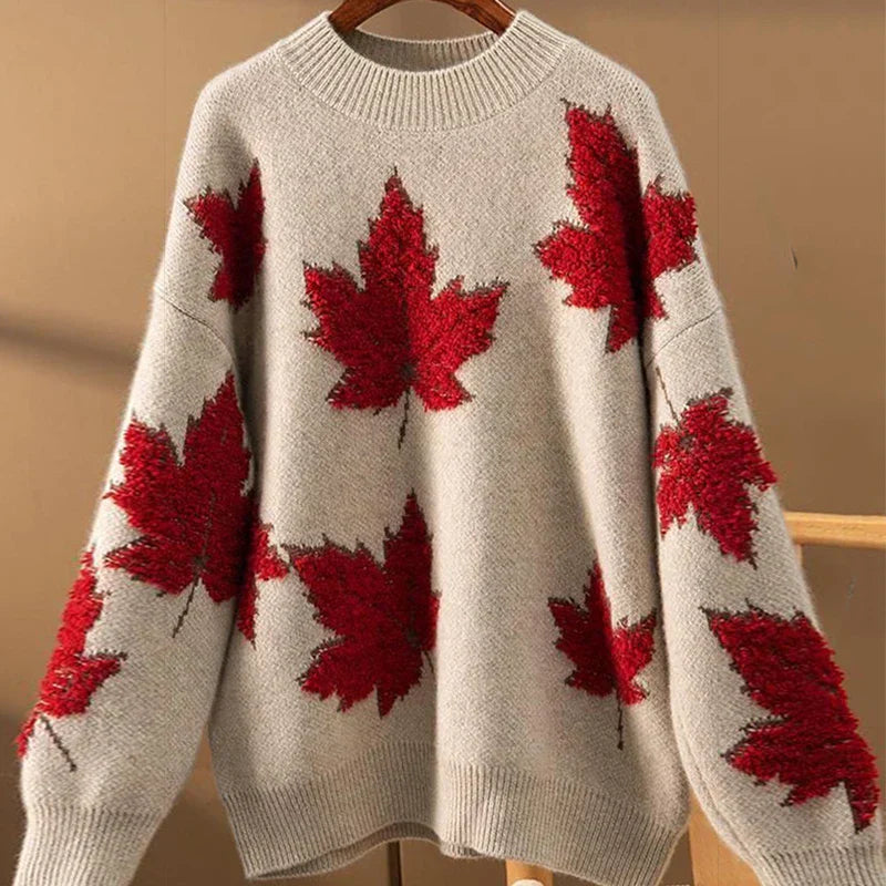 Clara Lay Maple - Pull en tricot