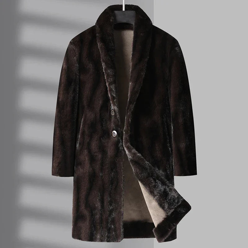 Madison Peers Manteau en fausse fourrure