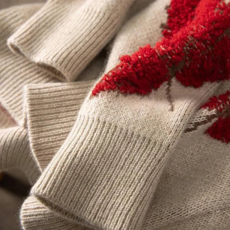 Clara Lay Maple - Pull en tricot