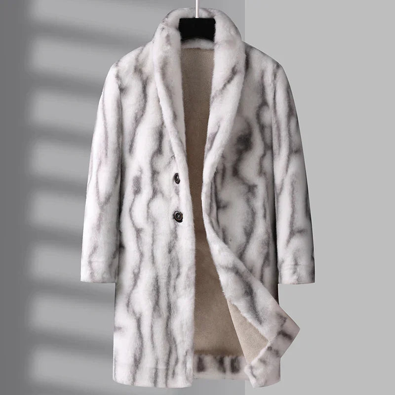 Madison Peers Manteau en fausse fourrure