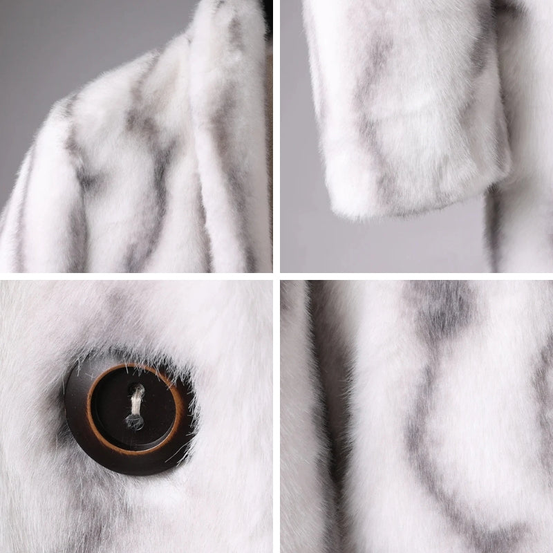 Madison Peers Manteau en fausse fourrure